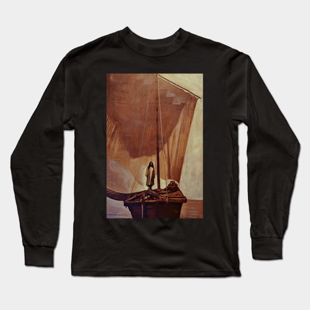 God's Boatman Long Sleeve T-Shirt by Raybomusic01